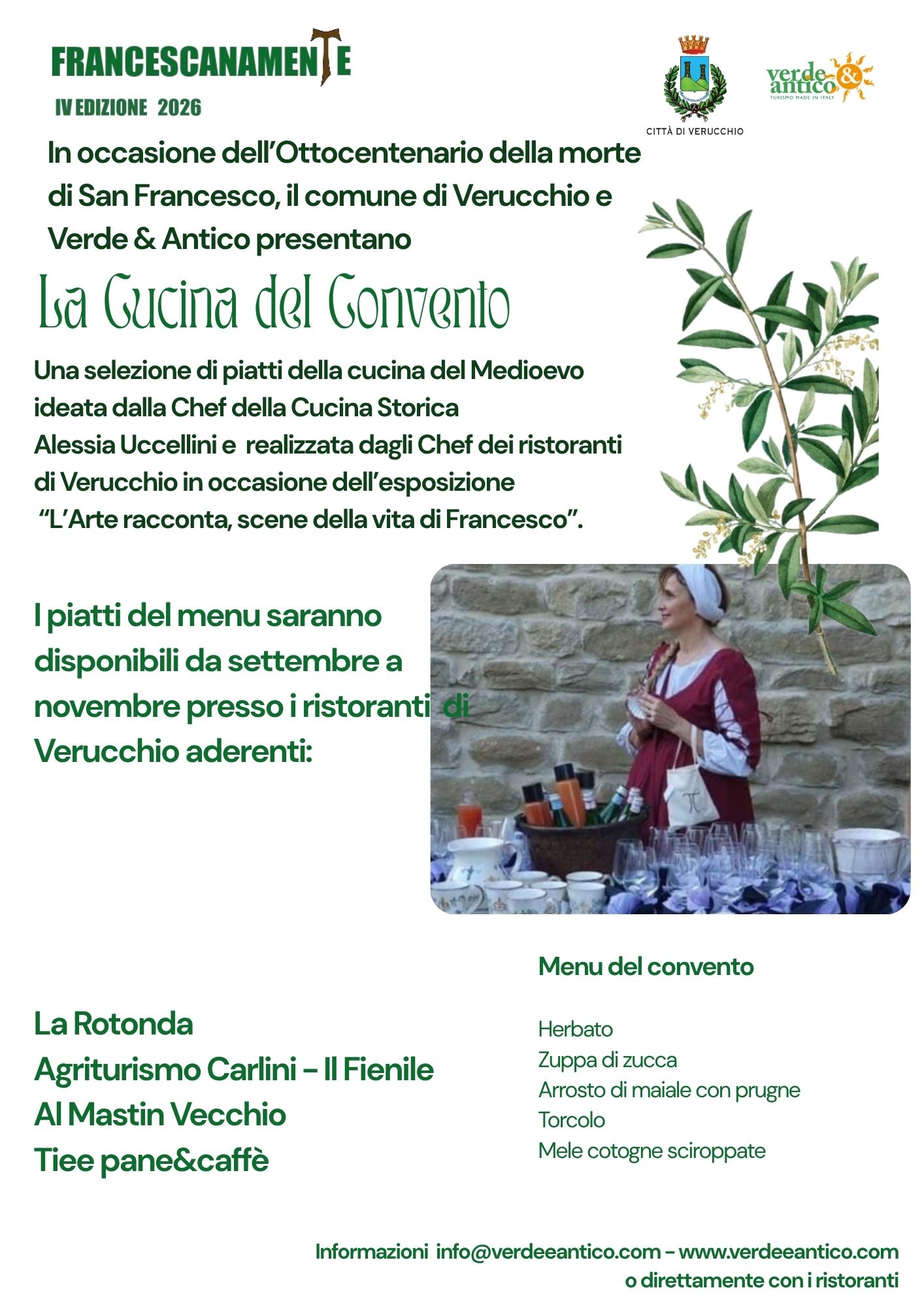 Verde e Bianco Illustrato Menu Menù(6)